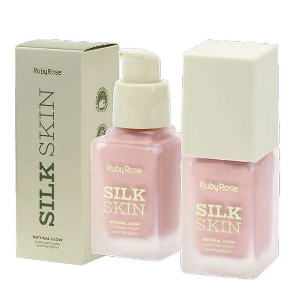 Ruby Rose - Iluminador Liquido Pump Silk Skin Pearl Essence - HBF1601-2