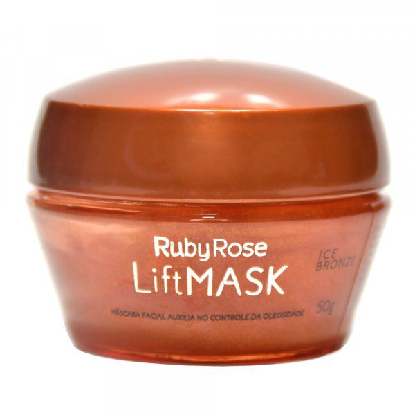 Ruby Rose - Máscara Facial Lift Mask Ice Bronze Controle de Oleosidade  HB403