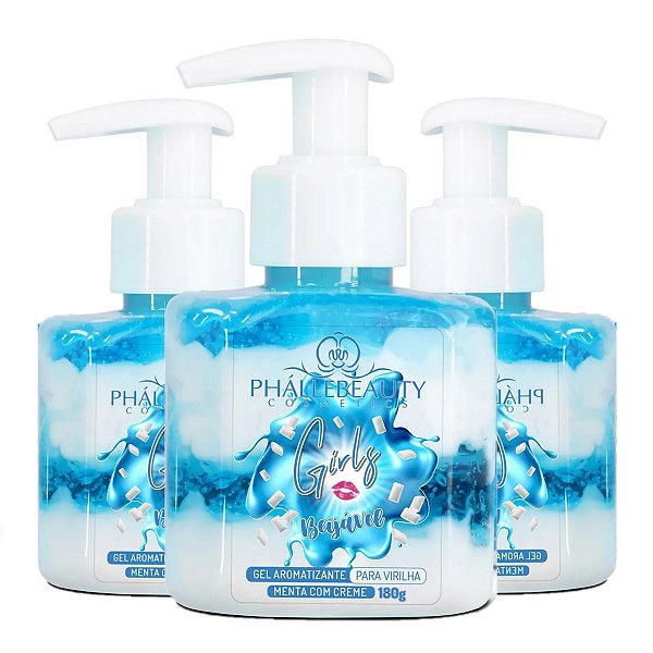 Phallebeauty - Gel Hidratante Virilha Menta e Creme PH0882 - 06 Unid
