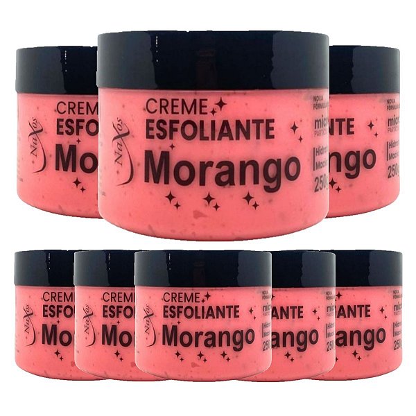 Naxos - Esfoliante Corporal Morango - 6 Und