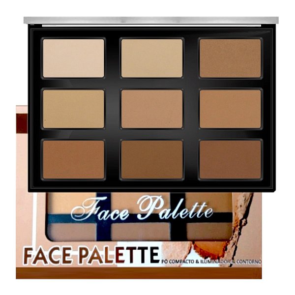 Labranche - Paleta Po Compacto Iluminador Contorno - 12 Und