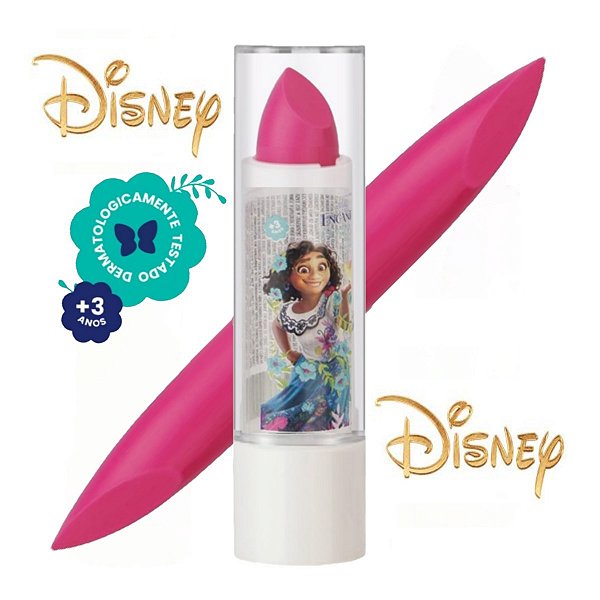 Fenzza - Batom Infantil Disney Encanto Mirabel DIS303 - ROSA