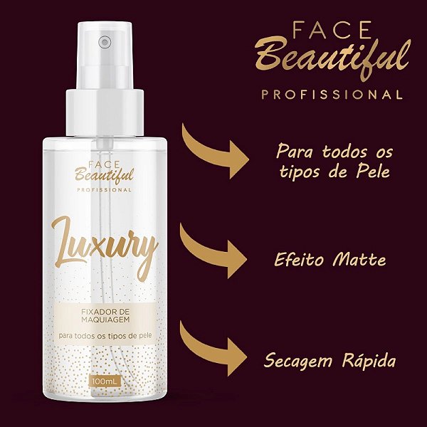 Face Beautiful - Fixador de Maquiagem Luxury FB329