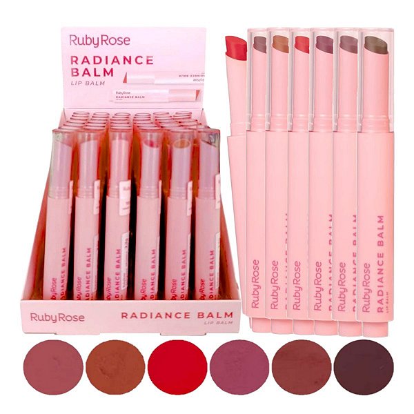 Ruby Rose - Lip Balm Stick Click Radiance L6501 - 36 Und