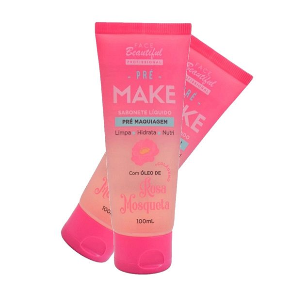 Face Beautiful - Sabonete Pre Make Rosa Mosqueta FB303