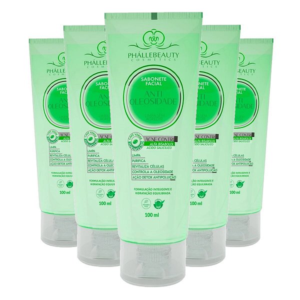 Phallebeauty - Sabonete Facial Antioleosidade PH0567 - 6 Und