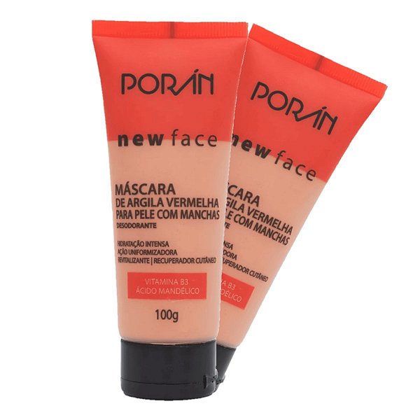 Poran - Mascara de Argila Vermelha Manchas PR000