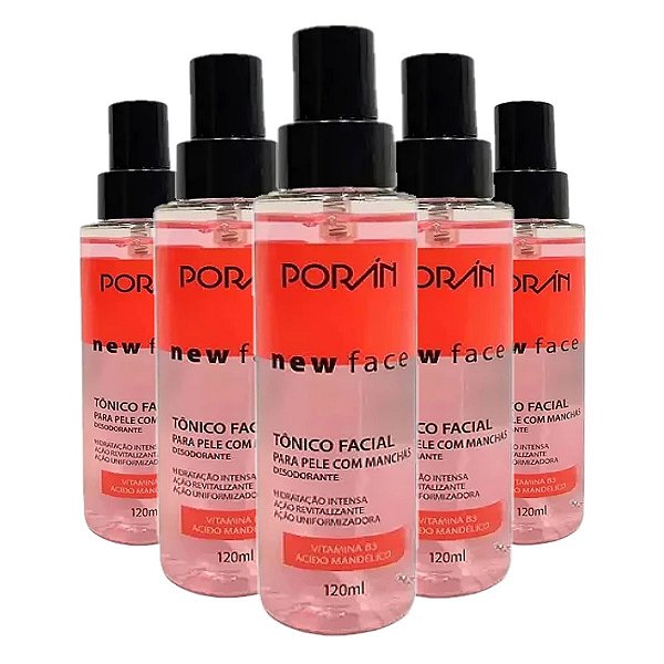 Poran - Tonico Facial New Face Manchas PR292 - 6 Und