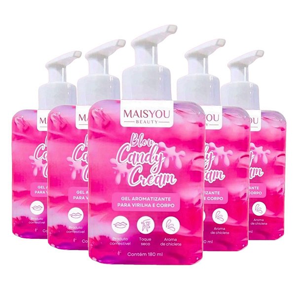 Mais You - Gel Aromatizante Virilha CHICLETE - 6 Und