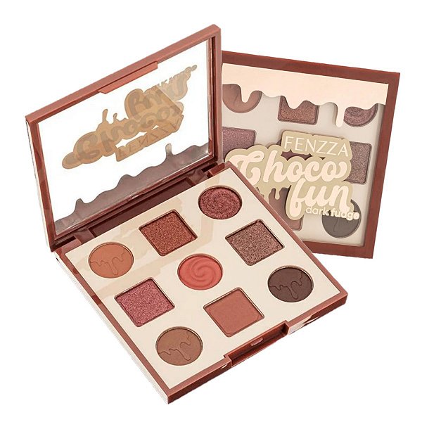 Fenzza - Paleta de Sombras Choco Fun FZ10090 - DARK