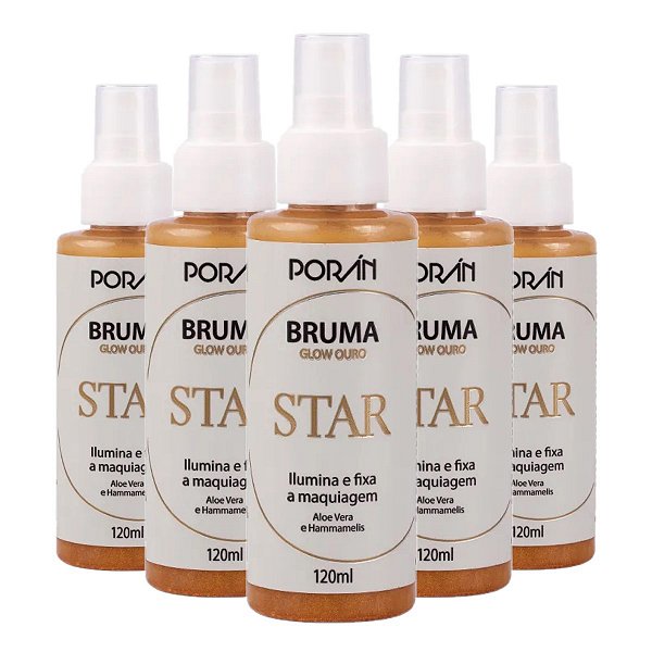 Poran - Bruma Glow Ouro Star PR151 - 6 Und