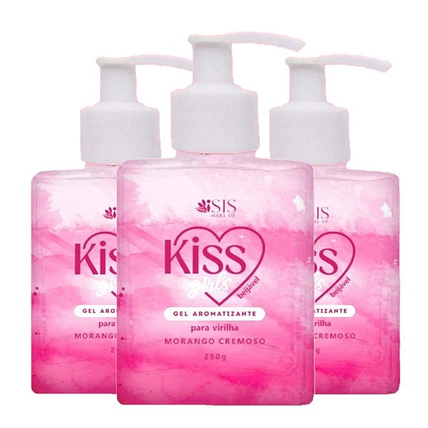 Isis - Gel Aromatizante Virilha Creme de Morango - 12 Und