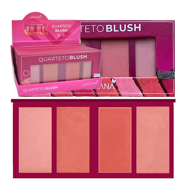 Ludurana - Quarteto Blush Matte B00032 - 12 Und