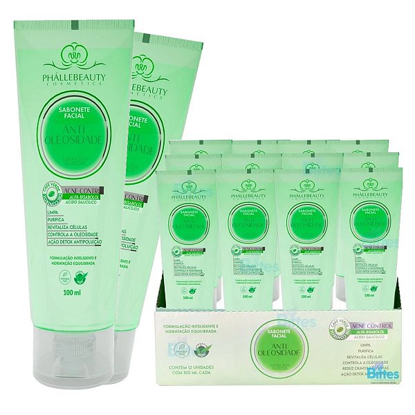 Phallebeauty - Sabonete Facial Antioleosidade PH0567 - 12 Un