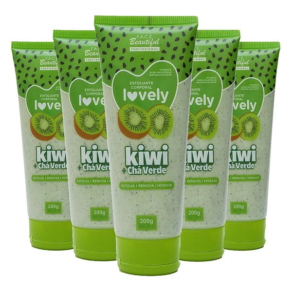 Face Beautiful - Esfoliante Kiwi + Cha Verde FB440 - 12 Und