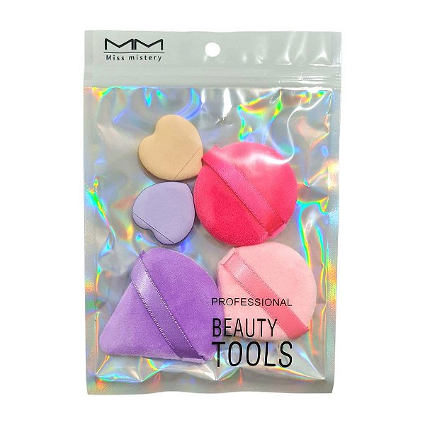 Miss Mistery - Kit 05 Esponjas para Maquiagem HB87240