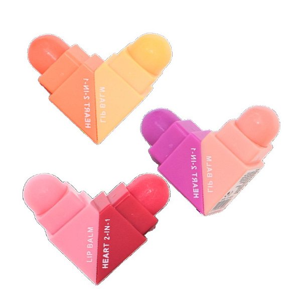 Sarah's - Lip Balm Heart 2in1 6 cores S8168 - 6 Und