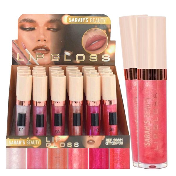 Sarahs - Lip Gloss Glitter S6561 - 24 Und