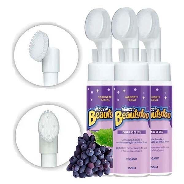 Face Beautiful - Sabonete Mousse Beautyloo UVA FB459 - 6 Und