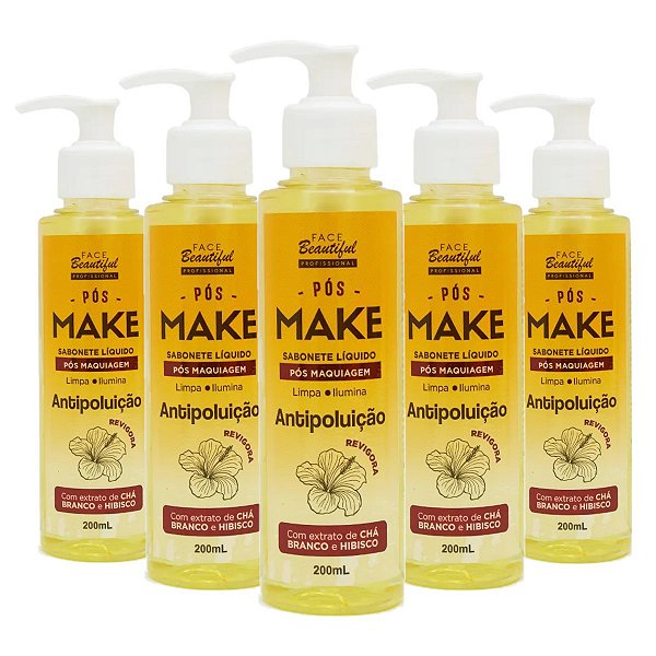 Face Beautiful - Sabonete Pos Make Antipoluição - 6 Und