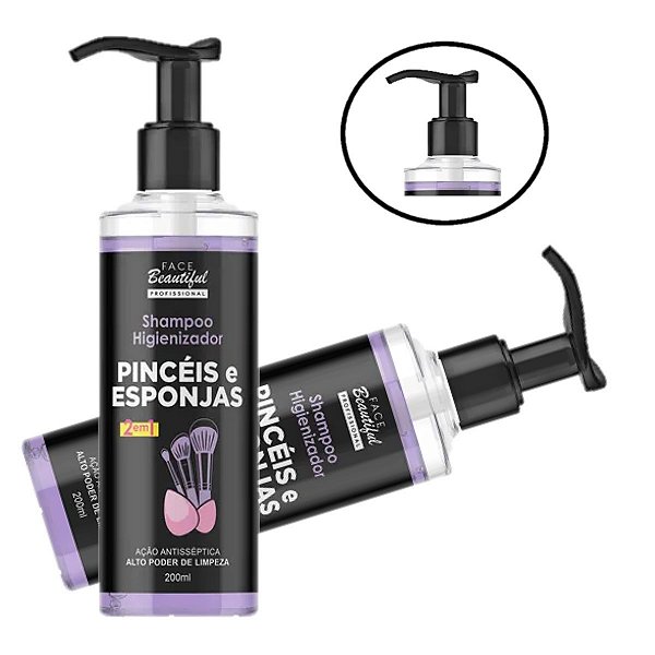 Face Beautiful - Shampoo Higienizador Pincel e Esponja
