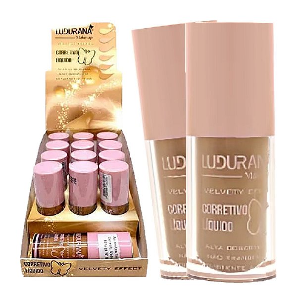 Ludurana - Corretivo Velvety Alta Cobertura B00129 - 12 Und