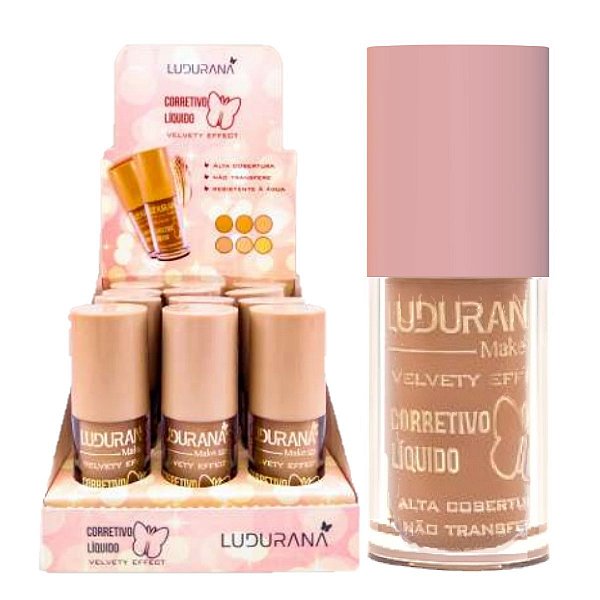Ludurana - Corretivo Velvety Alta Cobertura B00130 - 12 Und