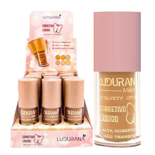 Ludurana - Corretivo Velvety Alta Cobertura B00131 - 12 Und