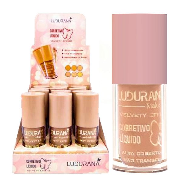 Ludurana - Corretivo Velvety Alta Cobertura B00132 - 12 Und