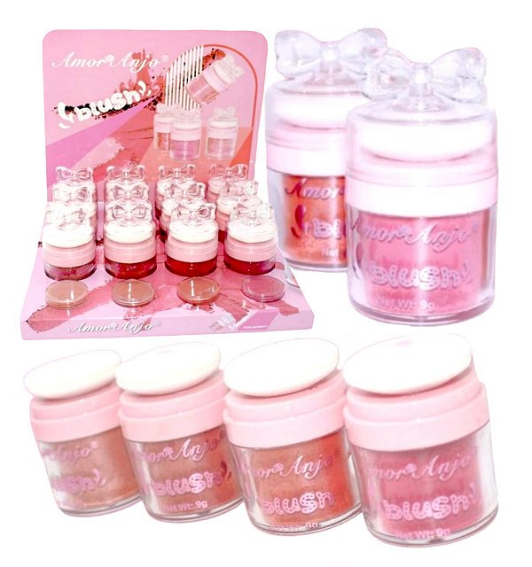 Amor Anjo - Blush Solto c/ Esponja MB017 - 12 Und
