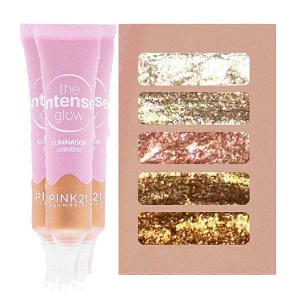 Pink 21 - Iluminador Liquido Intense Glow CS5211 - 6 Und