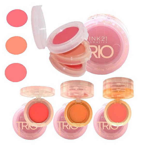 Pink 21 - Trio de Blush CS4899 - UNIT