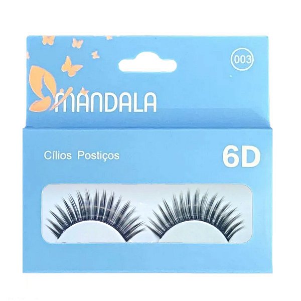 Mandala - Cilios Postiços 6D MC003 - 1 Par