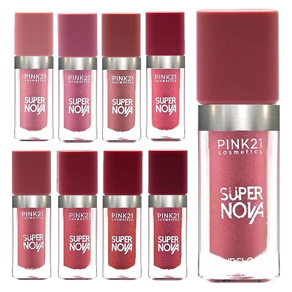 Pink 21 - Lip Gloss Super Nova CS5057 - 8 Und