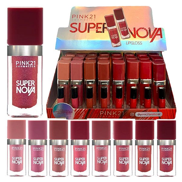 Pink 21 - Lip Gloss Super Nova CS5057 - 24 Und