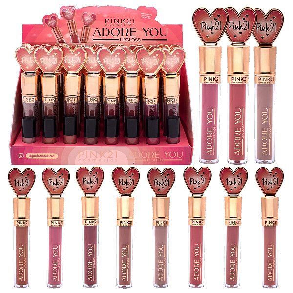 Pink 21 - Lip Gloss Adore You CS4834 - 24 Und