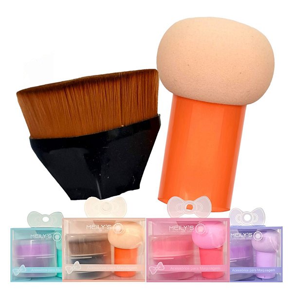 Meilys - Kit Esponja e Pincel Magico MAC330 - 12 Kit