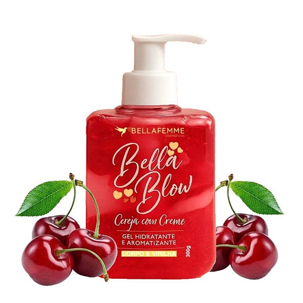 Bella Femme - Gel Aromatizante Virilha Cereja com Creme