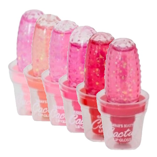 Sarahs - Lip Gloss Cactus S6435 - 12 Und