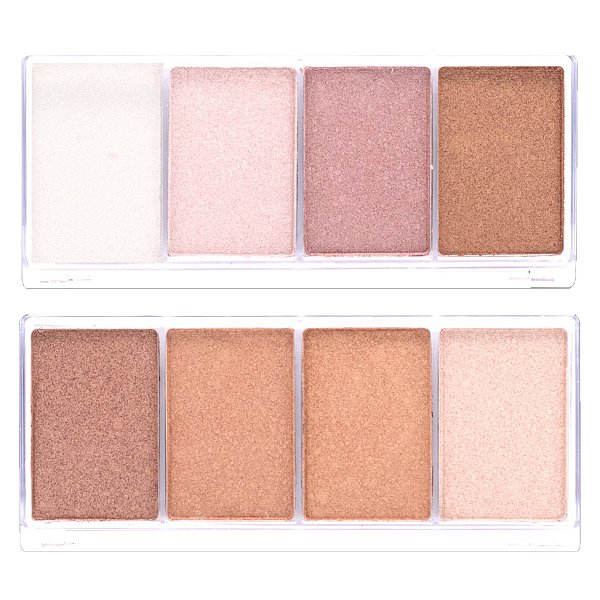 Pink 21 - Paleta de Iluminadores 4 Tons CS2377 - Kit c/ 2 Und