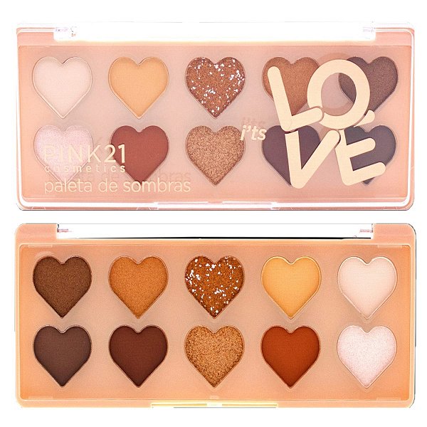 Pink 21 - Paleta de Sombras Love CS4643 - COR 02
