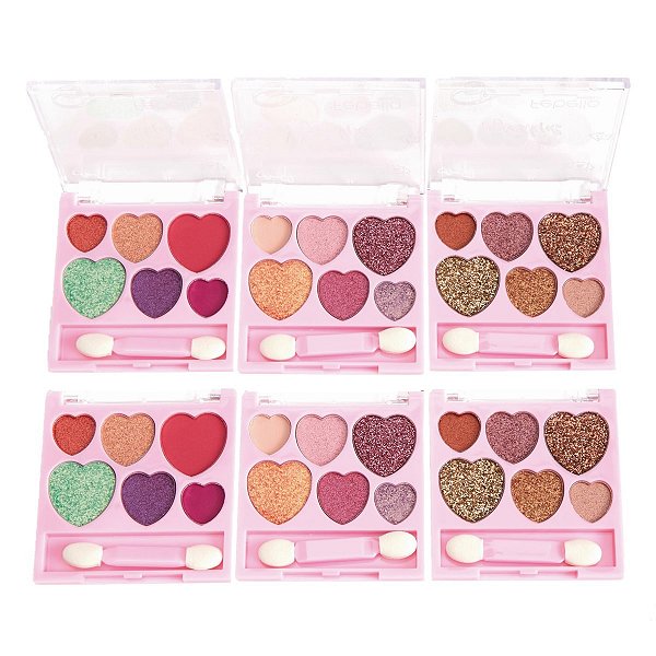 Febella - Paleta de Sombras Coração PSO30344 - 12 Und