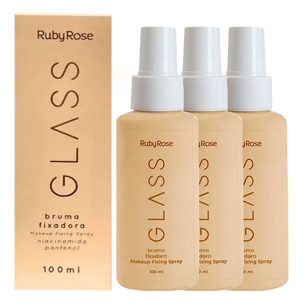 Ruby Rose - Bruma Fixadora GLASS HB343 - 6 Und