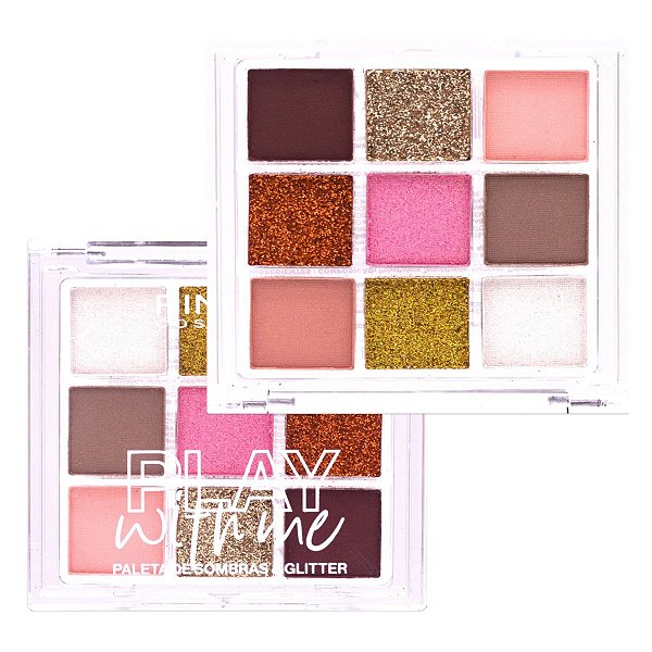Pink 21 - Paleta de Sombras e Glitter CS4251 - COR 03