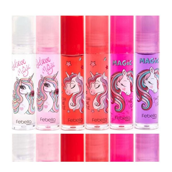 Febella - Lip Oil Unicornio Believe in Magic LG40524 - 6 Und