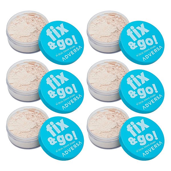 Adversa - Po Solto Fixador Fix & Go Vegano AD700V - 6 Und