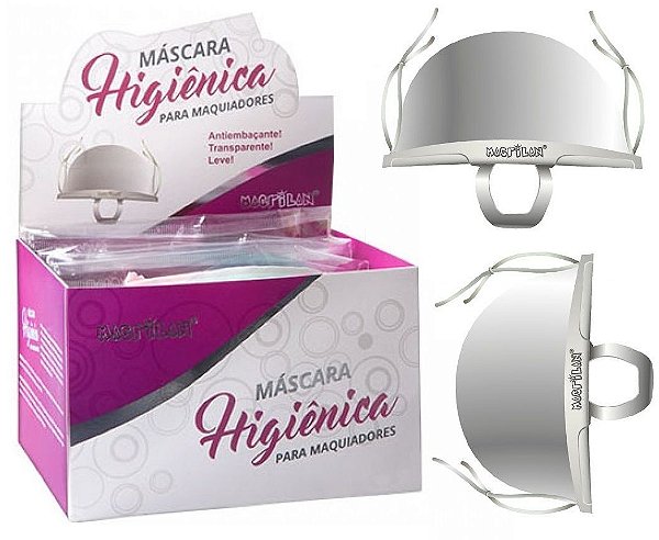Macrilan - Máscara Higiênica para Maquiadores  AC-09 - Box com 10 unidades