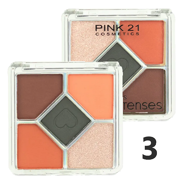Pink21 - Paleta de Sombra Nudes&Inteses CS3978 - Kit C/12 un