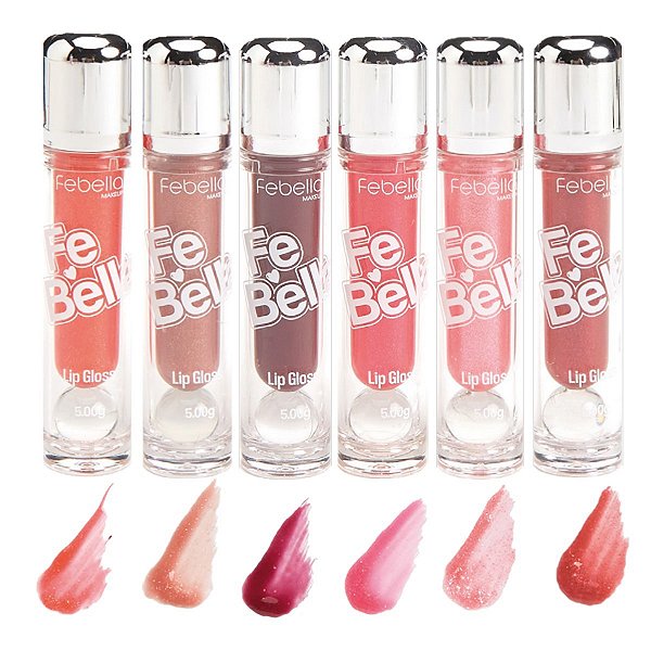 Febella - Lip Gloss 3D LG40534 B - 6 Und