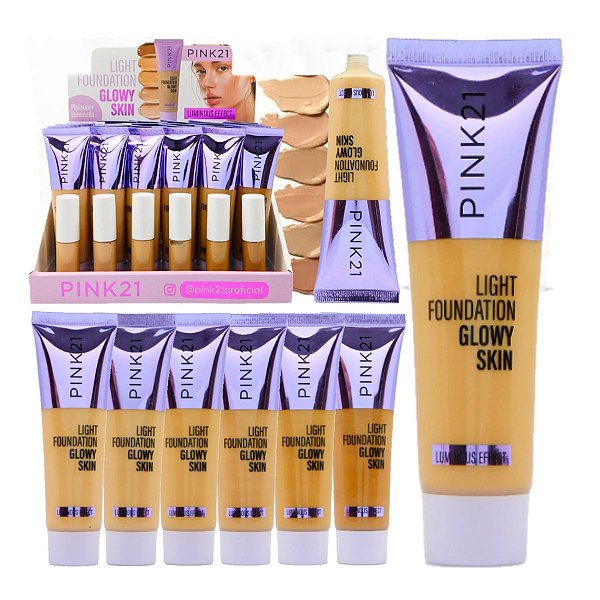 Pink 21 - Base Liquida Glowy Skin Luminous CS5273 - 24 Und